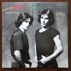 LP ALESSI/LONG TIME FRIENDS 日本盤 アレッシー/そよ風にくちづけ AOR