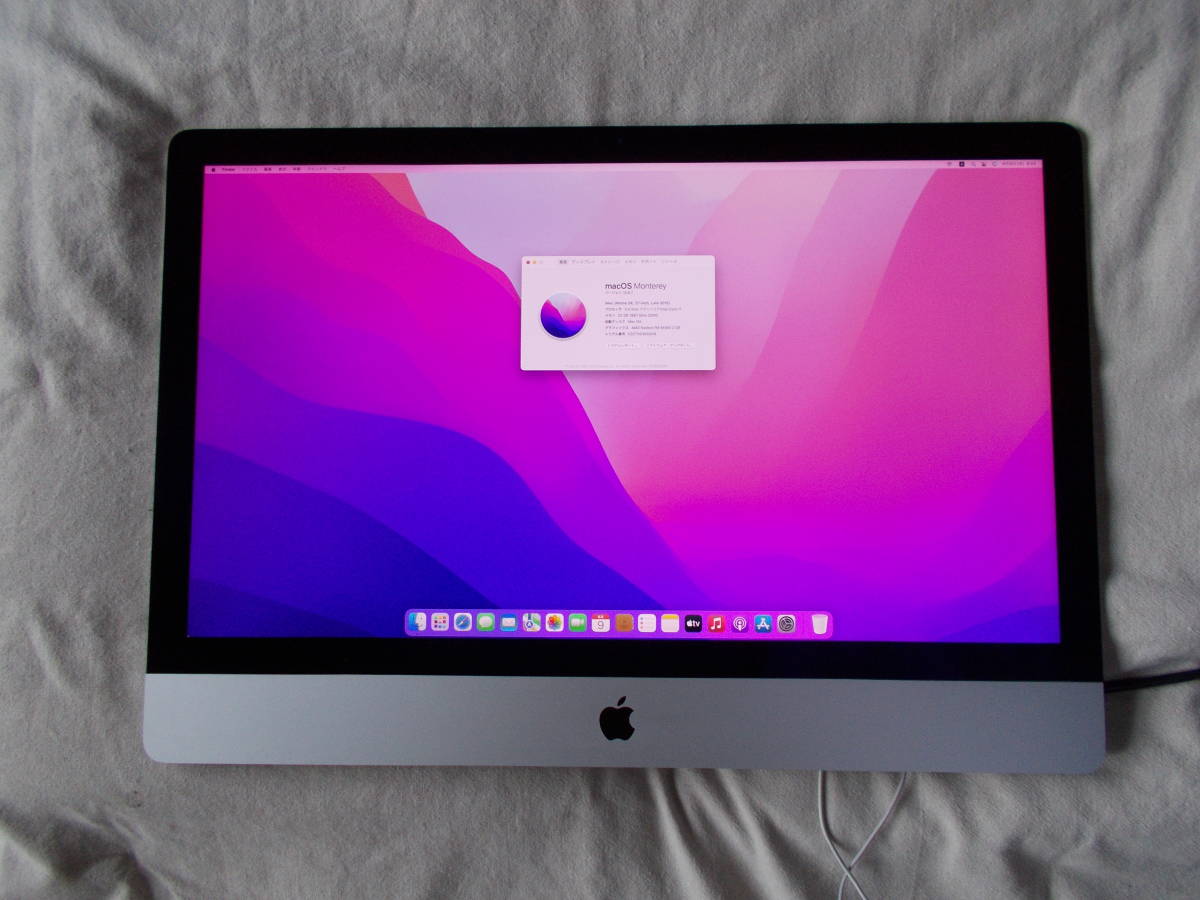 80. iMac Retina 5K 27inch Late2015・Core i7・新設SSD 1TB・新品USB