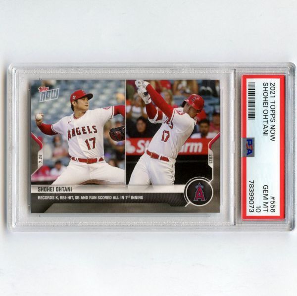 PSA10 GEM MINT 大谷翔平 2022 Topps Now #74 SHOHEI OHTANI PSA鑑定