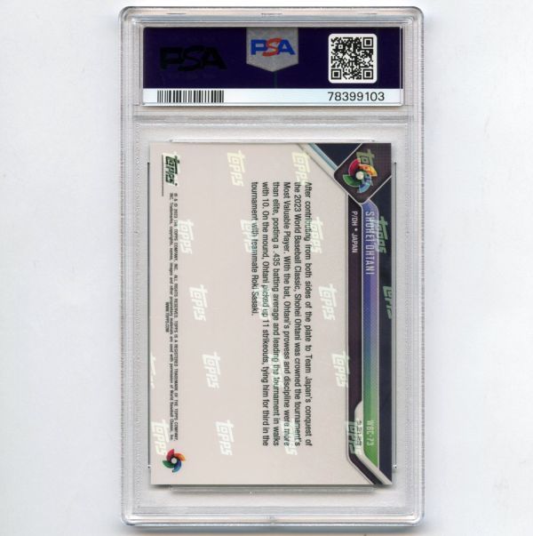 PSA10 GEM MINT 大谷翔平MVP 2023 Topps | JChere雅虎拍卖代购