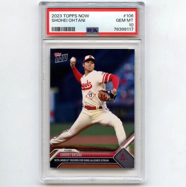 PSA10 GEM MINT 大谷翔平2023 Topps Now #194 SHOHEI OHTANI PSA鑑定