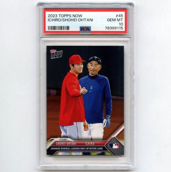 PSA10 GEM MINT 大谷翔平2021 Topps Now #1010 SHOHEI OHTANI PSA鑑定