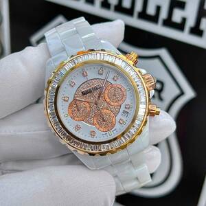 Chanel J12 Chronograph 41 мм K18PG Jewelry Baguet Diamond Limited 100 H2138 Технические характеристики G-Baller