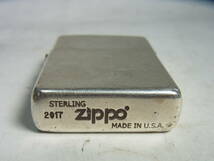(A6) 1円 スタート Zippo STERLING 200117年 ライター ジッポ スターリング シルバー ジッポー オイル ライター 無地 銀_画像7