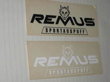 REMUS正規物ステッカー2枚セット 貴重な品！ブラック＆ホワイト!!_画像4