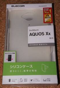 ★新品★ELECOM AQUOS Xx 404SH シリコンケース クリア