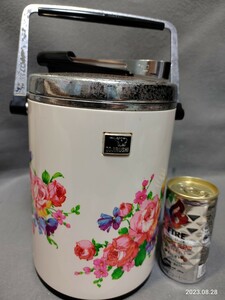 昭和レトロ 1970年代 象印 花柄 魔法瓶