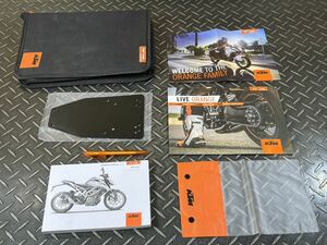 *KTM 390 Duke Duke * оригинальный * инструкция кейс инструкция для владельца шариковая ручка *RQ4623 80