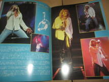 ツアー・パンフレット ホワイトスネイク Whitesnake 　JAPAN TOUR デイヴィッド・カヴァデール　David Coverdale　_画像5