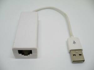 【新品】 クリップポスト便 USB2.0イーサネット 有線LAN接続用 USB アダプター(USB:2.0toFast Ethernet Adapter 白)2