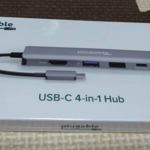 Plugable USB-C 4-in-1 マルチポートハブ 100W パススルー充電対応 4K 60Hz HDMI ポート Windows Mac Chromebook Thunderbolt 互換 の画像8