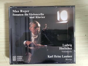 CD マックスレーガー チェロとピアノのためのソナタ/DIE SONATEN FUR VIOLONCELLO UND KLAVIER/ルートヴィヒヘルシャー/クラシック/D325324