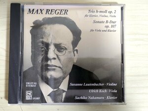 CD マックス・レーガー/MAX REGER 解説書付き ヴィオラとピアノのためのソナタ 変ロ長調/ロ短調/中村幸子(ピアノ)/クラシック/D325270