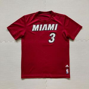 MIAMI マイアミ ヒート Adidas アディダス WADE ドウェインウェイド 半袖 Tシャツ 