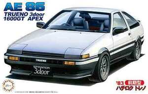 1/24 フジミ ID-52 トヨタ AE86 トレノ 前期型 1600GT APEX