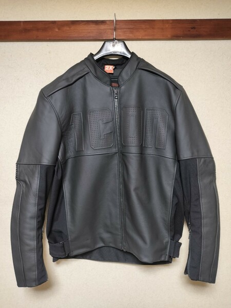 アイコン　レザージャケット　US 2XLサイズ　icon motorhead3 Leather & Textile jacket