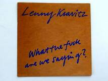 [l046]★Europe盤EP★レニー・クラビッツ★Lenny Kravitz★What The Fuck Are We Saying?★Slash★Guns N' Roses★美品★輸入EP★7inch★_画像1