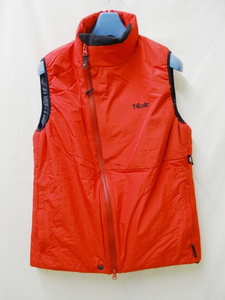 TILAK ティラック　SVALBARD VEST RED XSサイズ