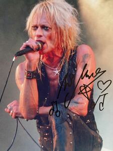 マイケル・モンロー直筆サイン入り超大型写真…Michael Monroe…11