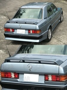 メルセデス ベンツ 190シリーズ W201 190 190E リアトランクスポイラー 16Vタイプ 未塗装 FRP素地 1982-1993 TS-50632