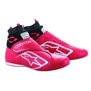 alpinestars( Alpine Stars ) racing shoes SUPERMONO V2 SHOES ( size USD: 7.5) 321 RED WHITE BLACK [FIA8856-2018 official recognition ]