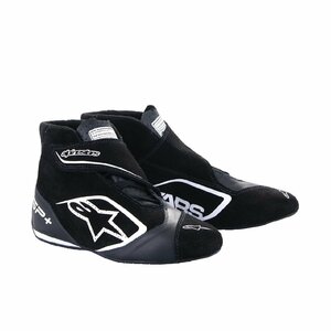 alpinestars( Alpine Stars ) racing shoes SP + SHOES ( size USD: 7) 12 BLACK WHITE [FIA8856-2018 official recognition ]