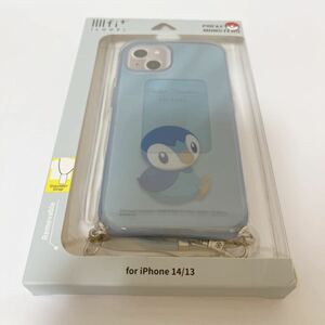 508t0814☆ グルマンディーズ ポケットモンスター IIIIfit Loop iPhone 14 / 13 (6.1インチ) 対応 ケース ポッチャマ POKE-805D