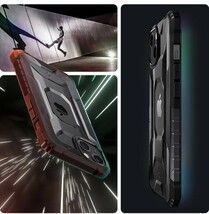 508h3008　Spigen iPhone13 ケース TPU バンパー 2層構造 ACS03547 (マット・ブラック)_画像3