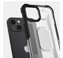 508h3008　Spigen iPhone13 ケース TPU バンパー 2層構造 ACS03547 (マット・ブラック)_画像6