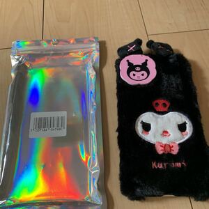 508t2024☆ Bipolars サンリオ アニメ キャラクター かわいい クロミ 柔らかな ぬいぐるみ iPhone14Plus スマホケース iPhone14プラス