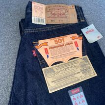 [W30]デッドストック Levi's 501 USA製 01年4月製 新品 アメリカ製 米国製 553 MADE IN USA 501-01WA_画像2