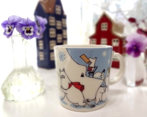 希少◆廃盤 ARABIA / アラビア 2011 クリスマス ムーミン マグカップ ウィンター moomin winter X'mas 限定 北欧 陶器 食器