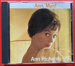 【CD】アン・リチャーズ「Ann, Man!」Ann Richards 国内盤 [02250490]