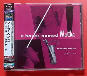 【CD】マーサ・ヘイズ「A HAYES NAMED MARTHA」MARTHA HAYES 国内盤 [06140430]