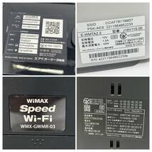 送料無料h50397 NEC I.ODATA ソフトバンク WiMAX Wi-Fi ルーター 4点セット まとめ_画像2