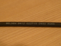 ★ 即決 BELDEN 8412 RCA-ステレオミニプラグ3.5mm 変換ケーブル 4m Yケーブル 金メッキ NYS352AG NYS231BG-LL (アンフェノール変更可) ★_画像9