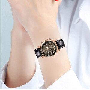 腕時計 時計 ブラック レディース ノーブランド 新品 ファッション カジュアル 革ベルト ベルト 超薄型時計 ドレス #C41-5