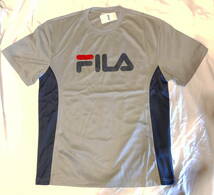 FILA スポーツTシャツ グレー 5L 胸囲118-126cm 大きいサイズ 新品_画像1