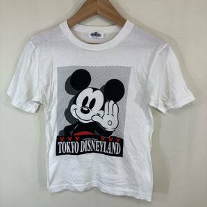 昭和レトロ　ヴィンテージ　Disney land ミッキーマウス　tシャツ S