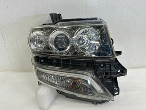 5a29 N BOX カスタム JF1 前期 純正 HID ヘッドライト 右 KOITO 100-62038 刻印『4』LED ブルー