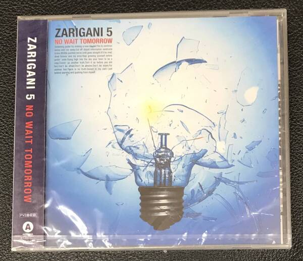 新品未開封CD☆ZARIGANI.5.,NO.WAIT.TOMORROW(2004/06/23)/ADVCD1006:
