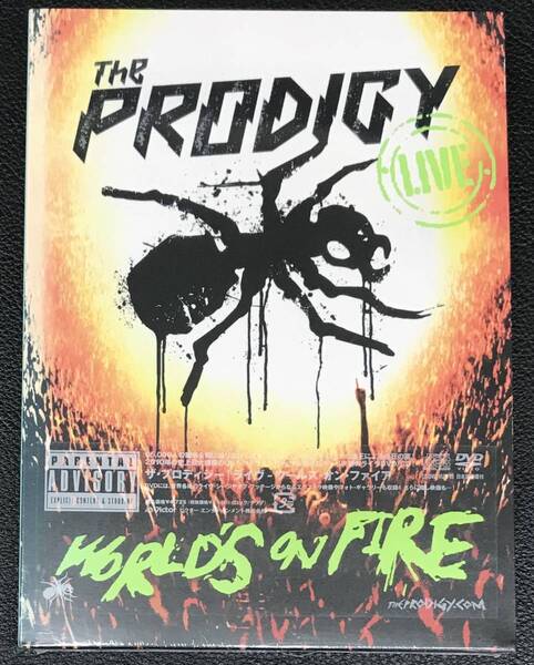 新品未開封DVD☆The Prodigy ザ・プロディジー.,ライヴ - ワールズ・オン・ファイア(2011/05/18)/ VIZP99.