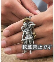 不動明王ペンダント S999 純銀製 お守り御本尊ネックレス 仏像ペンダント 神様 仏像 開運 厄除け 男女兼用_画像5