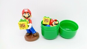 チョコエッグ スーパーマリオ 30th 30周年 マリオ& プレゼント 緑 フィギュア Nintendo mario 任天堂