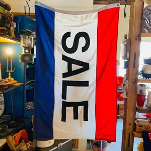 【USA vintage】“SALE” フラッグ 旗 アメリカビンテージ