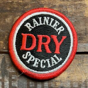 【USA vintage】ワッペン　RAINIER DRY SPECIAL レーニアビール　レイニアビール　アメリカ　ビール　ビンテージ　パッチ