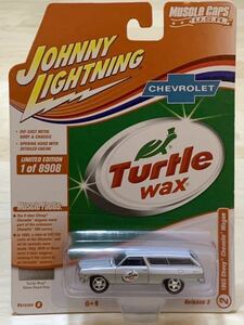 [ new goods : unopened ] Johnny Lightning 1965 year Chevy she bell Wagon [ta-toru wax * silver pearl poly- -]