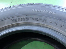 DUNLOP ENASAVE VAN01 165R13 6PR LT タイヤ2本 22年 6.6mm 【管理番号 9135 RB4-401】中古【小物】_画像4