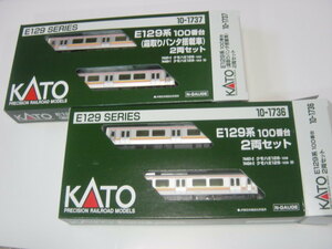  Kato 10-1736&37 E129 series 100 number pcs [+. taking . Pantah installing car ]2M 2+2 both ( tax included ) 14652