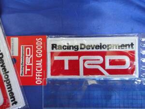 正真正銘本物 TRD！パチモン厳重注意！TOYOTA Racing Development TRD純正 廃盤品 Bタイプワッペン 08232-SP003 新品 在庫限 送料無(条件付